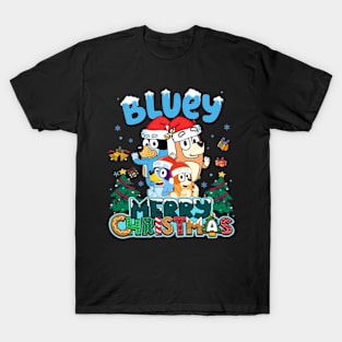 bluey merry christmas T-Shirt